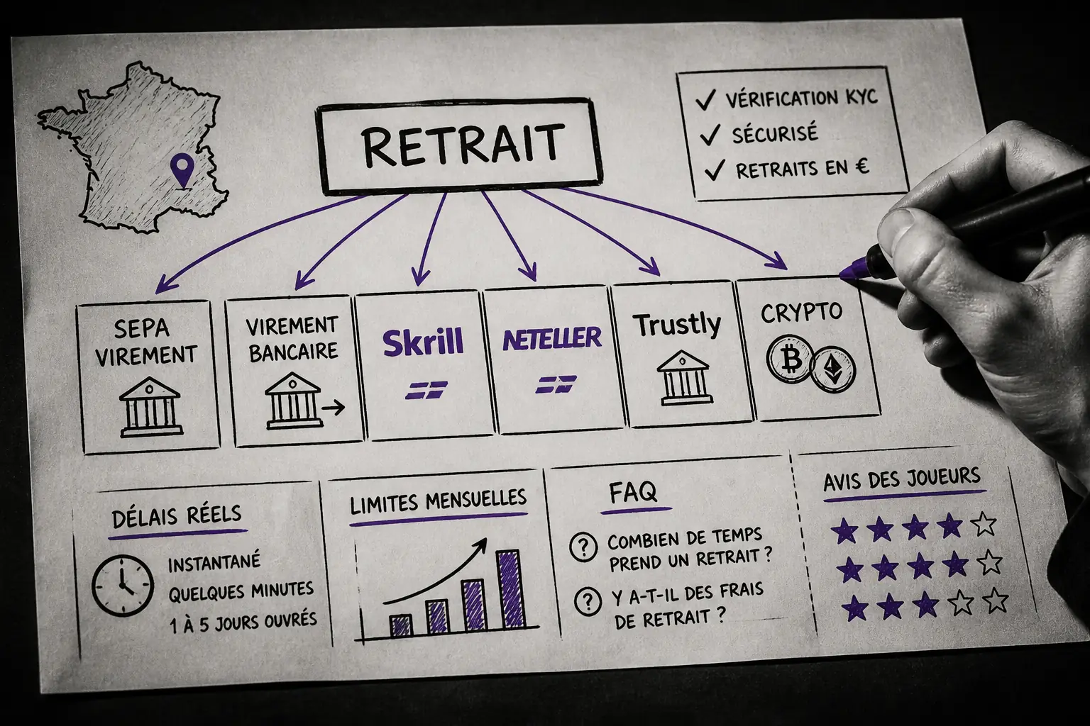 MyStake Casino Retrait France – Méthodes, Délais et Limites visual guide for MyStake Casino